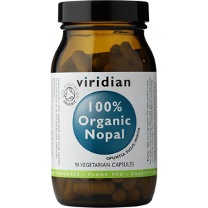 Viridian 100% Organic Nopal 90 kapsúl